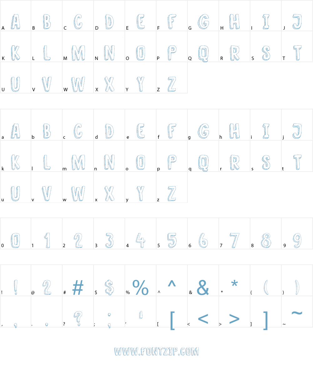 DK Nanuk Font Character